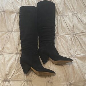 Marc Fisher Chic Black Women's Heeled Boots